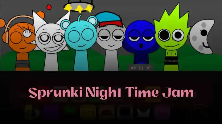 Sprunki Night Time Jam