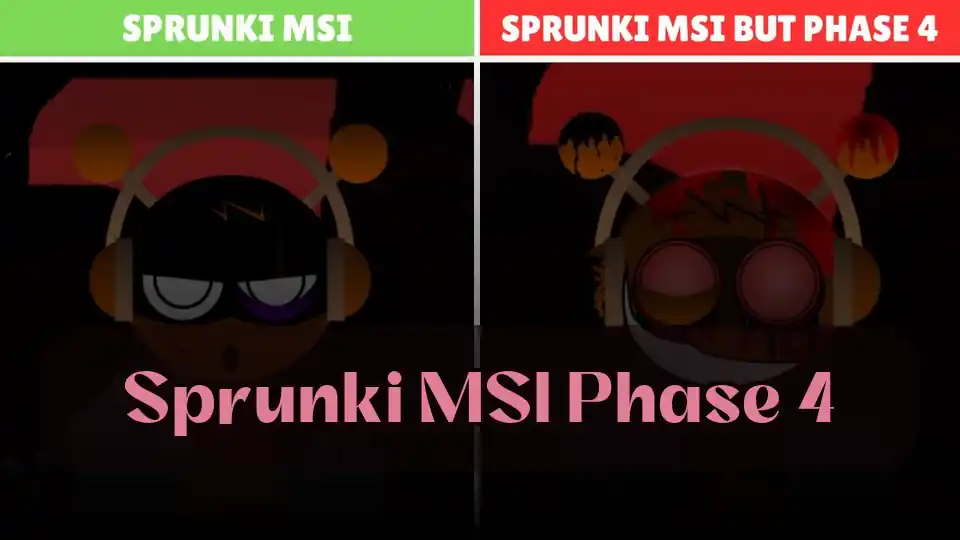 Sprunki MSI 第四阶段：Spunky 节奏盒子上的恐怖音乐混合体验