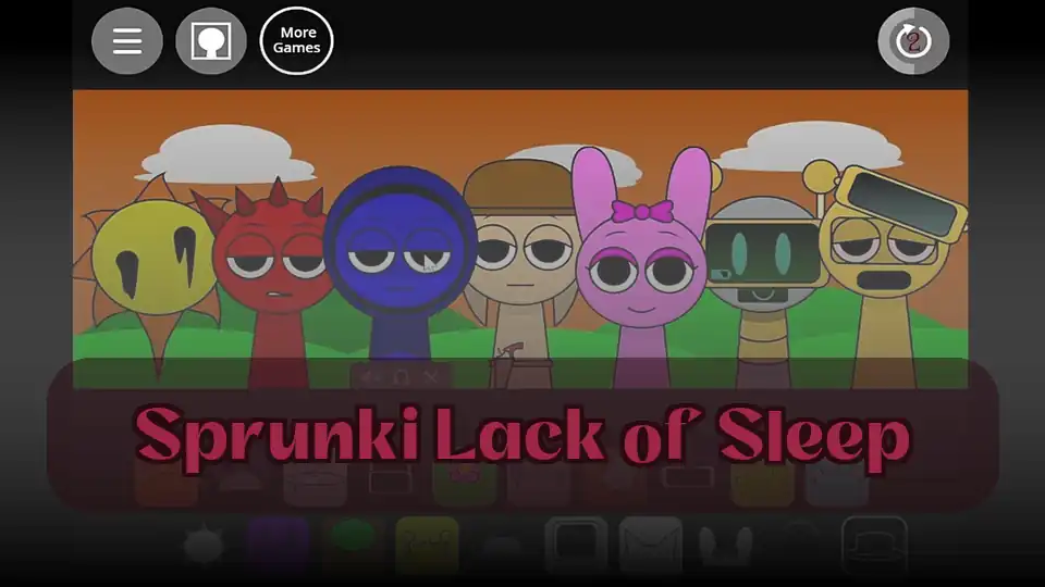 Sprunki Lack of Sleep: Sprunki Lack of Sleep ゲーム | Spunky Play