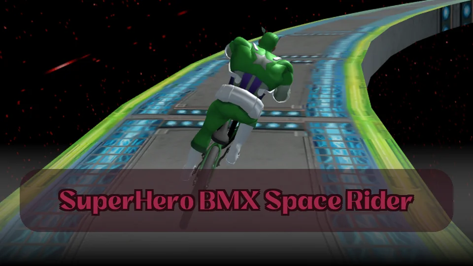 SuperHero BMX Space Rider: Juego SuperHero BMX Space Rider | Spunky Play