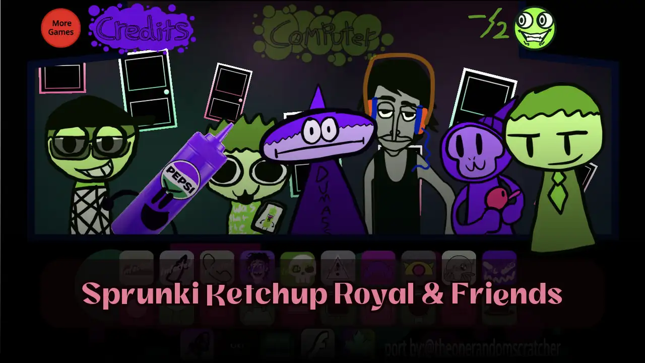 Sprunki Ketchup Royal & Friends: Play Sprunki Ketchup Royal & Friends on Spunky Play