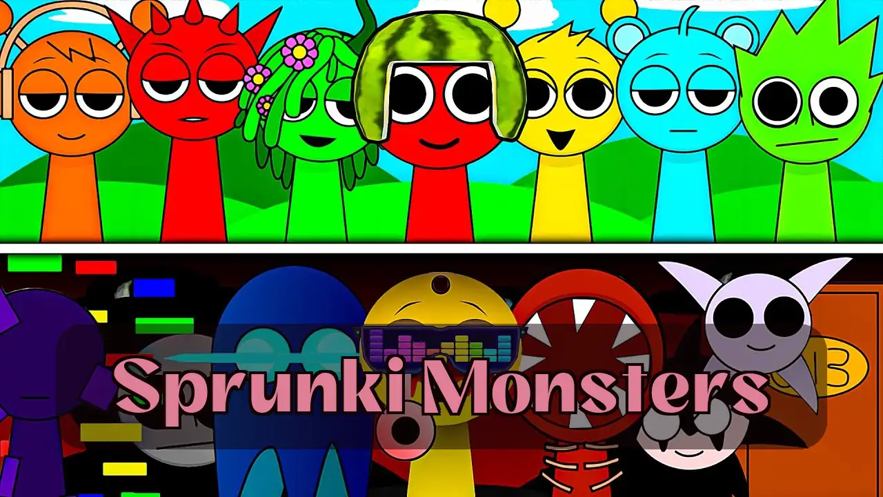 Sprunki Monsters: Play Sprunki Monsters Music Game Online