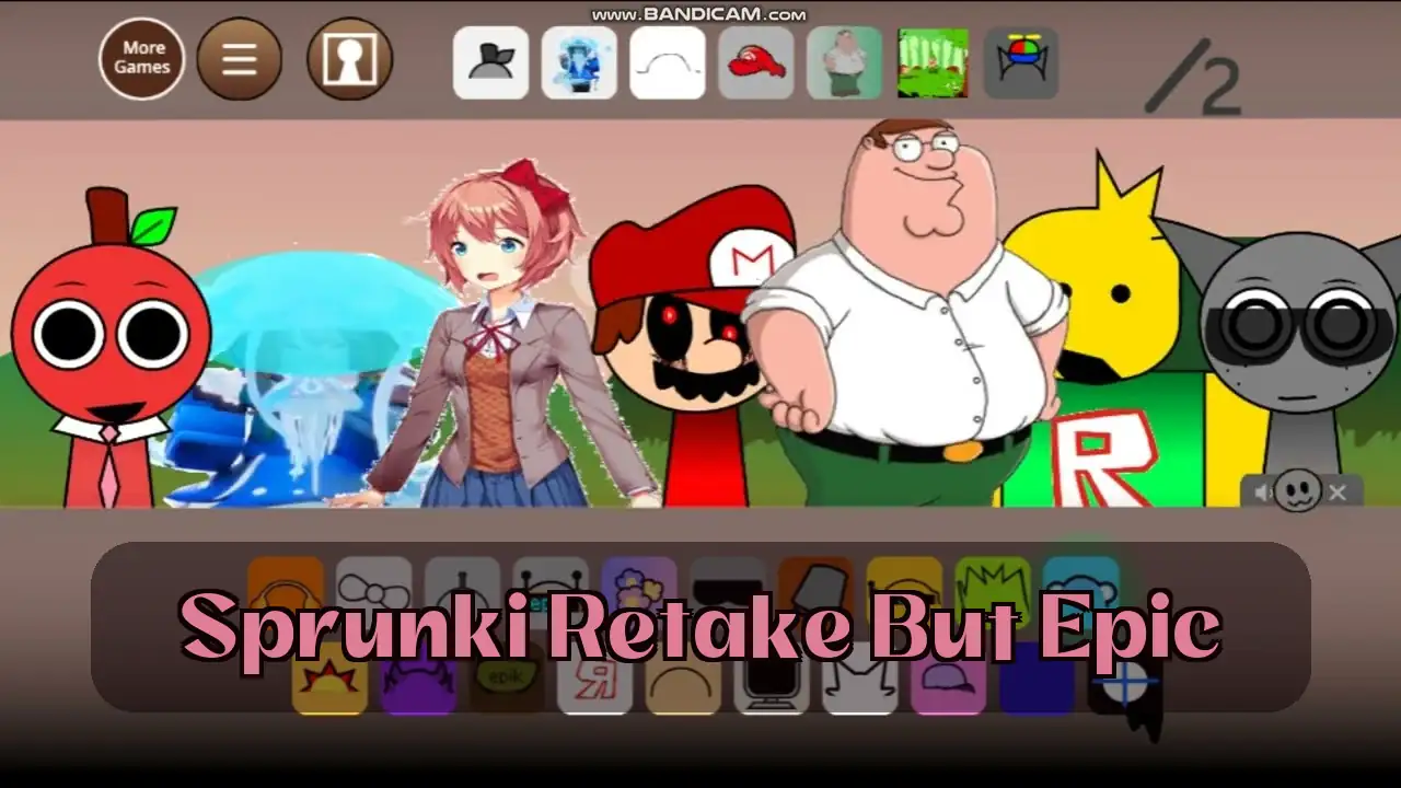 Sprunki Retake But Epic: Play Sprunki Retake But Epic Online Free