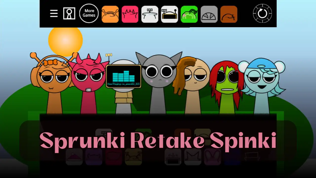 Sprunki Retake Spinki: Experience the Horror Music Game Sprunki Retake Spinki on Spunky Play