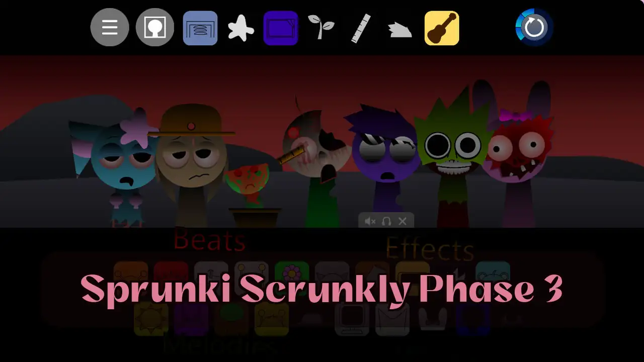 Sprunki Scrunkly Phase 3 : Jouez à Sprunki Scrunkly Phase 3 sur Spunky Play