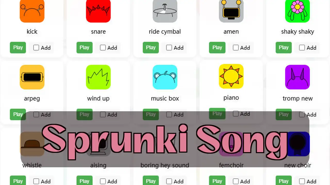 Sprunki Song: Create Sprunki Song Music with Spunky Game Now