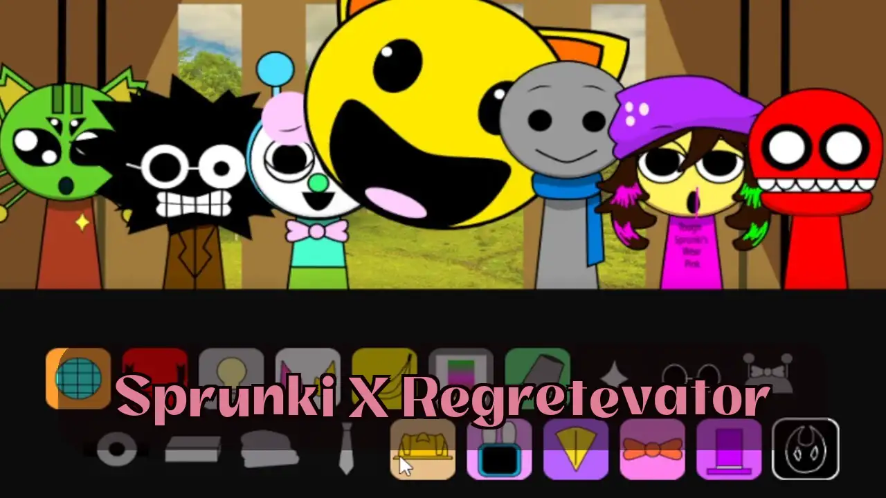 Sprunki X Regretevator: Play Sprunki X Regretevator on Spunky Game