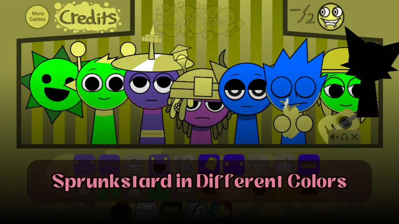 Sprunkstard in Different Colors: Dive into the Colorful World of Sprunkstard in Different Colors on Spunky Play